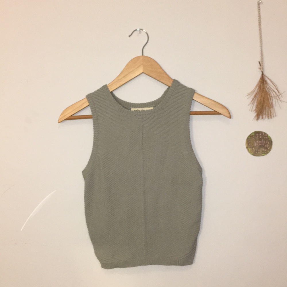 Mint Green Sweater Tank